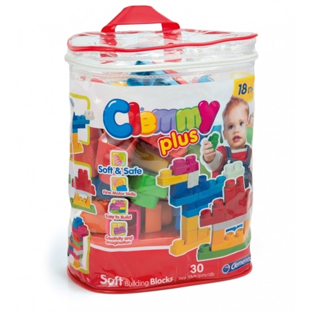 Clemmy Plus Mattoncini Sacca 30 Pezzi