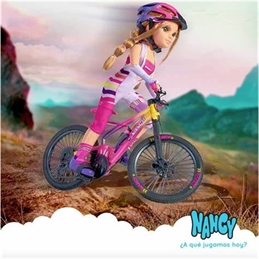 Famosa Nancy Giorno In Mountain Bike Bambola