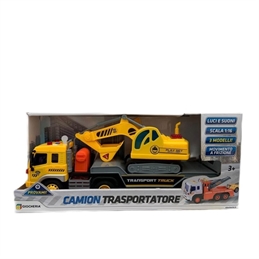 Fast Wheels Camion Trasportatore Camion Porta Gru Scala 1:16