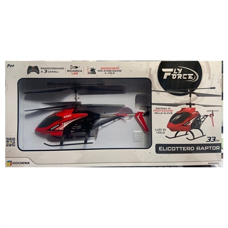 Fly Force Elicottero Raptor Radiocomandato 33 cm