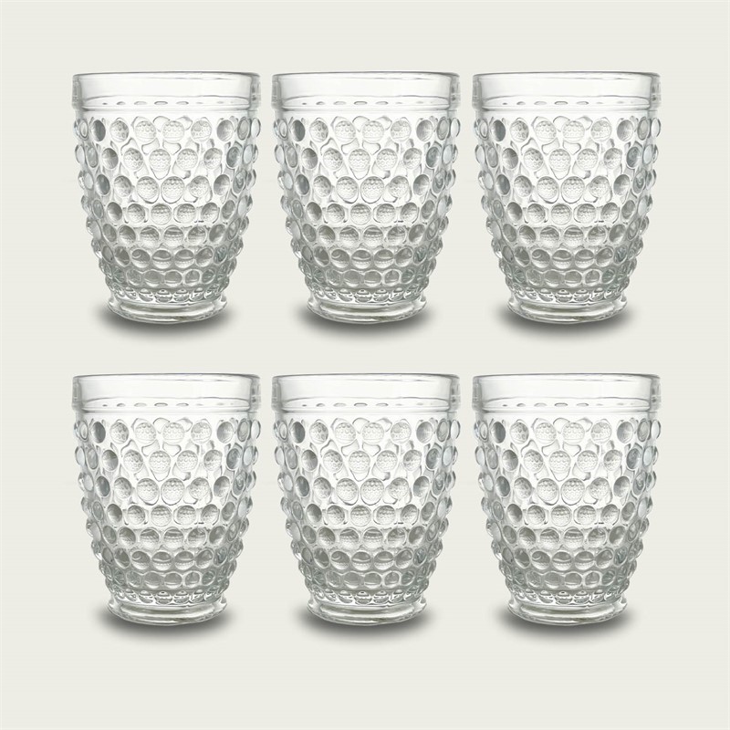 Set 6 Bicchieri Cherry Blossom In Vetro