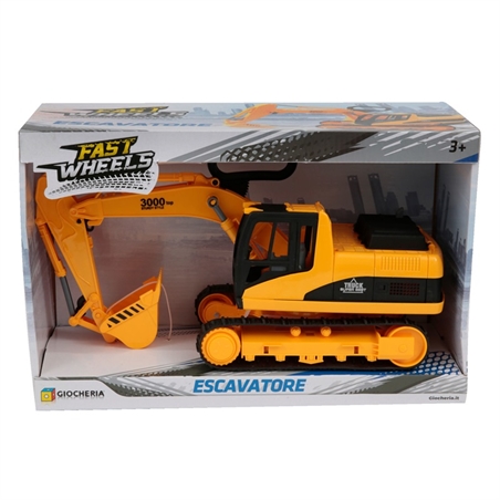 Escavatore Ruote Cingolate e pala mobile