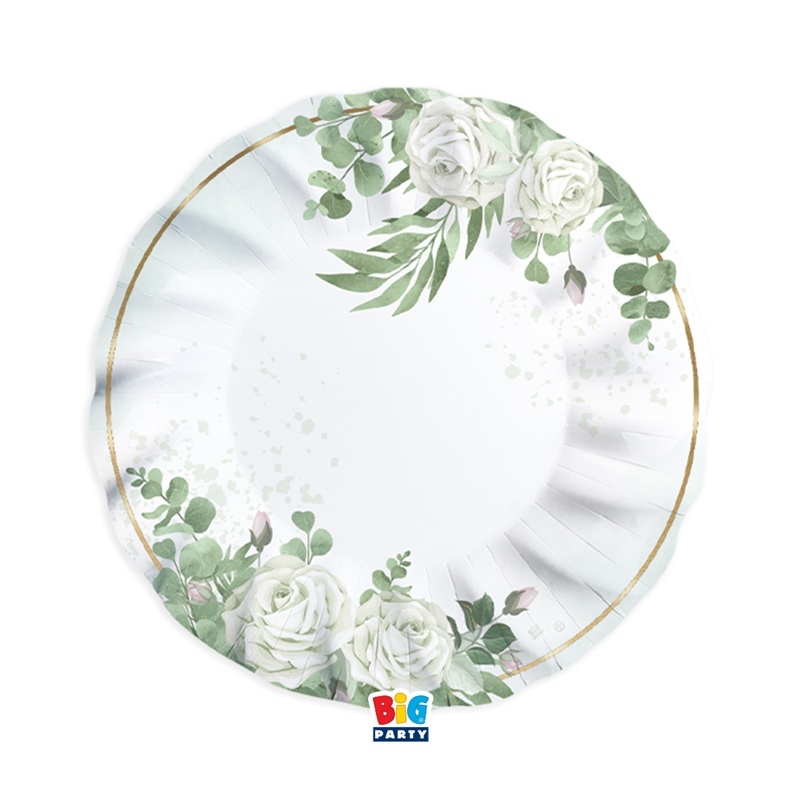 6 Piatti Fondi Ø 24 cm Eucalipto