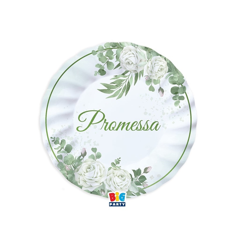 Piatti 20 cm Promessa Eucalipto 6 pezzi
