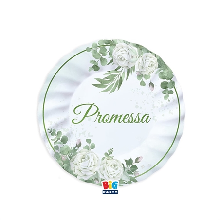 Piatti 20 cm Promessa Eucalipto 6 pezzi