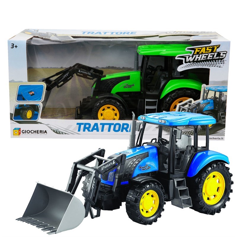 Trattore grande con benna