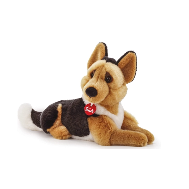 Trudi Peluche Pastore Tedesco Sdraiato taglia M Trudi Peluche Pastore Tedesco Sdraiato taglia M