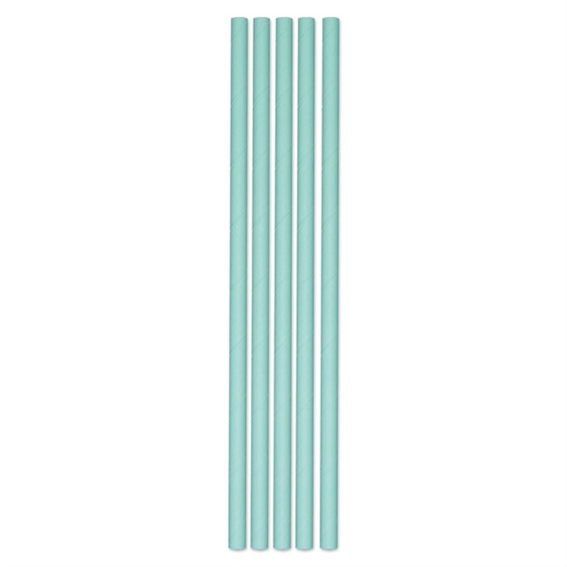 Cannucce Ecolor In Carta Ø Cm 0,5 H 20 Cm Pz.50 Col.Tiffany (acqua marina)