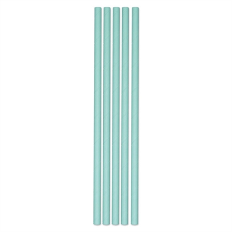 Cannucce Ecolor In Carta Ø Cm 0,5 H 20 Cm Pz.50 Col.Tiffany (acqua marina)