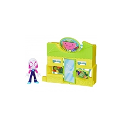 Spidey e i Suoi Fantastici Amici Playset Supermercato Ghost-Spider