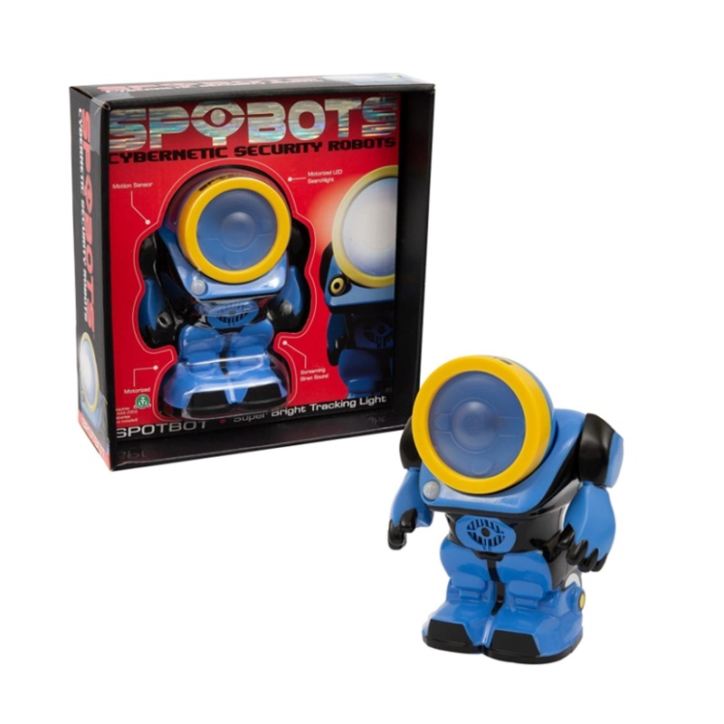 Spy Bots Spotbot Robot Guardiano Con Faro Luminoso