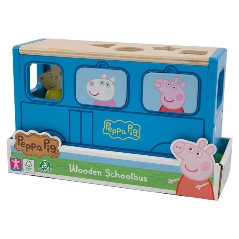 Peppa Pig Autobus in Legno
