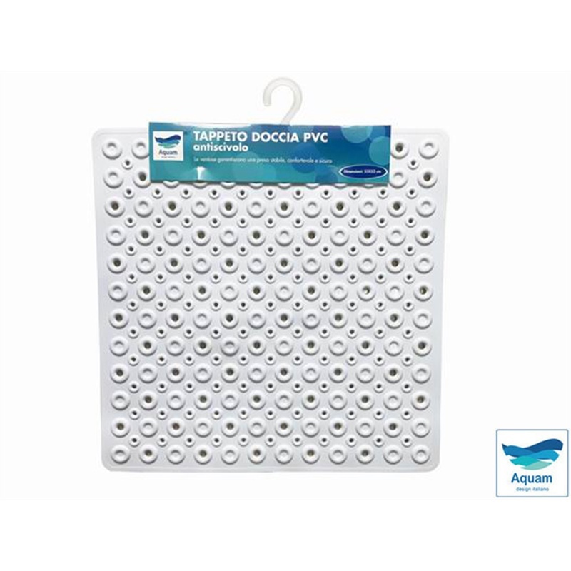Tappeto Doccia Quadrato Antiscivolo 
