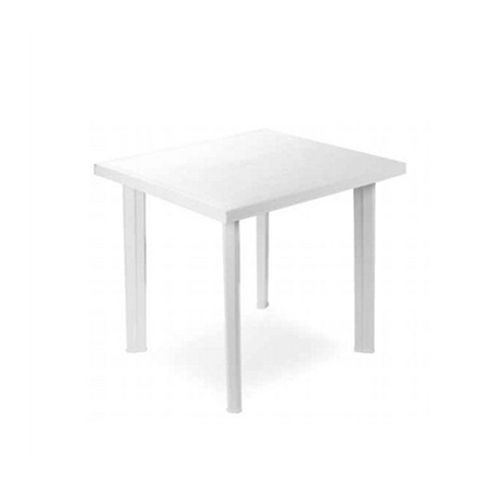 Tavolo Fiocco Bianco 80x80