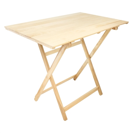 Tavolo Pieghevole In Legno Delta 100x60x75