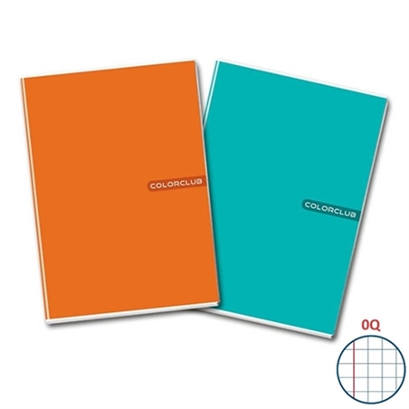 Maxi quaderno A4 - Colorclub - quadretti Q 5 mm - 20+1 ff - assortito