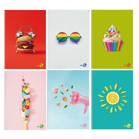 Maxiquaderno Vibes fantasia - A4 - 10mm