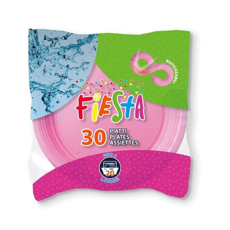 Piatti Fiesta Piani Rosa 30 pezzi