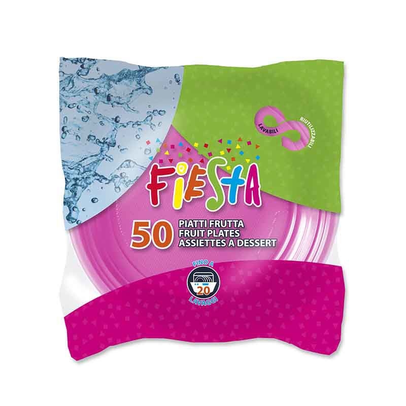Piatti Fiesta Dessert Fucsia 50 pezzi
