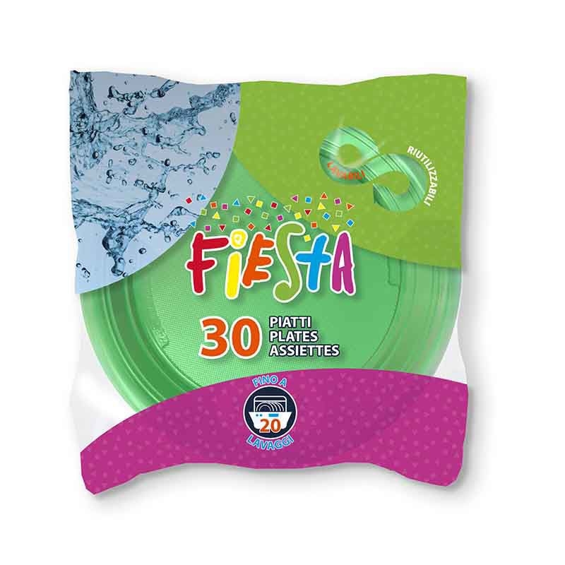 Piatti Fiesta Piani Verde 30 pezzi