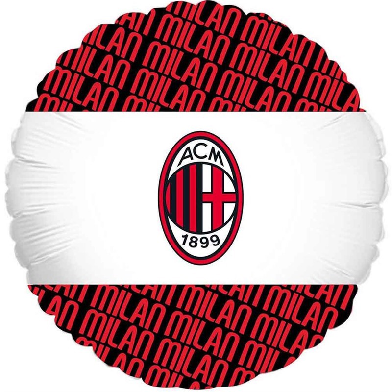 Palloncino Mylar 43 cm Ufficiale A.C. Milan