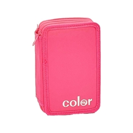 Astuccio per Scuola a 3 ZIP Cerniere Bambina bambino Portacolori Completo