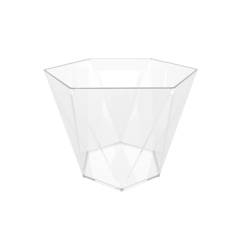 25 Bicchierini Diamont CC 100 Trasparenti 24x25