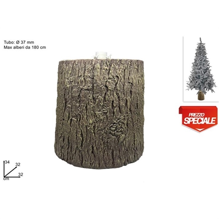 Tronco Per Albero In Vetroresina Naturale