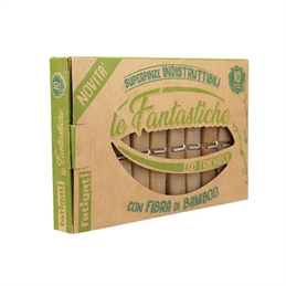 Super Molletta Ecologica In Bamboo 10 Pz