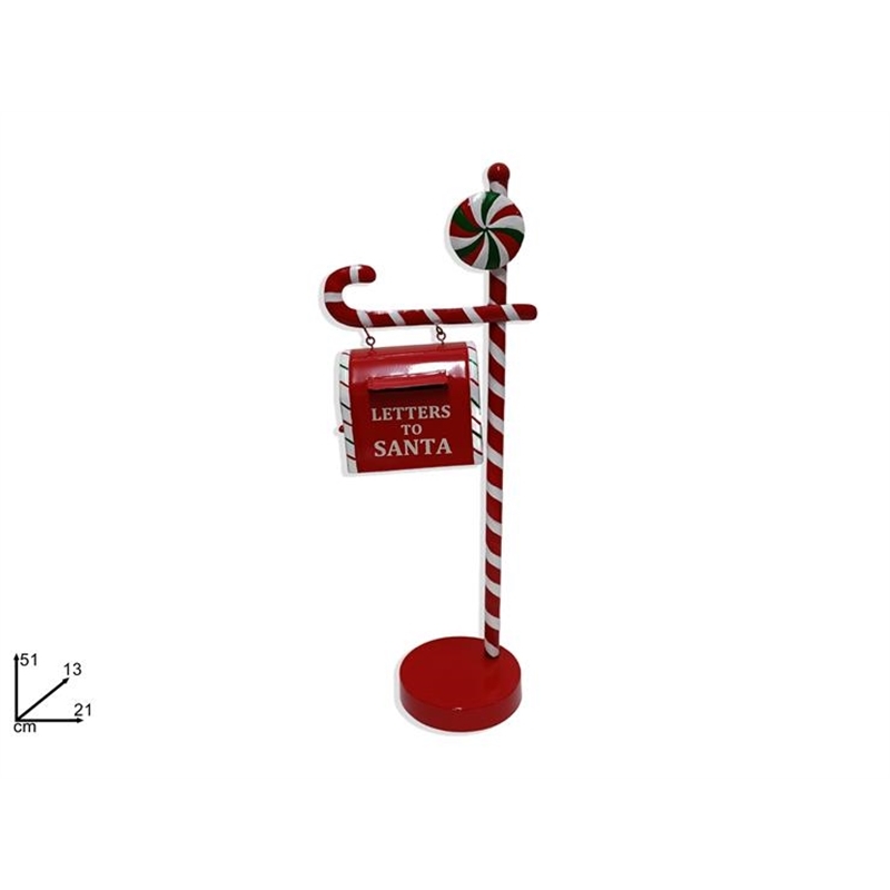 Porta Lettera In Latta 51 Cm