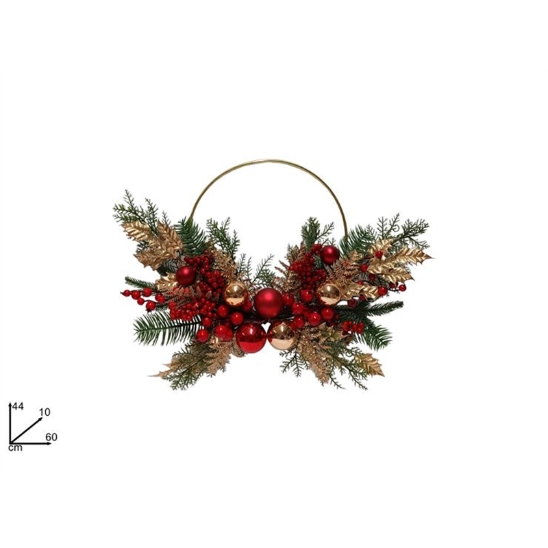 Dietro Porta Con Bacche E Palline