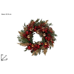 Dietro Porta Con bacche E Palline