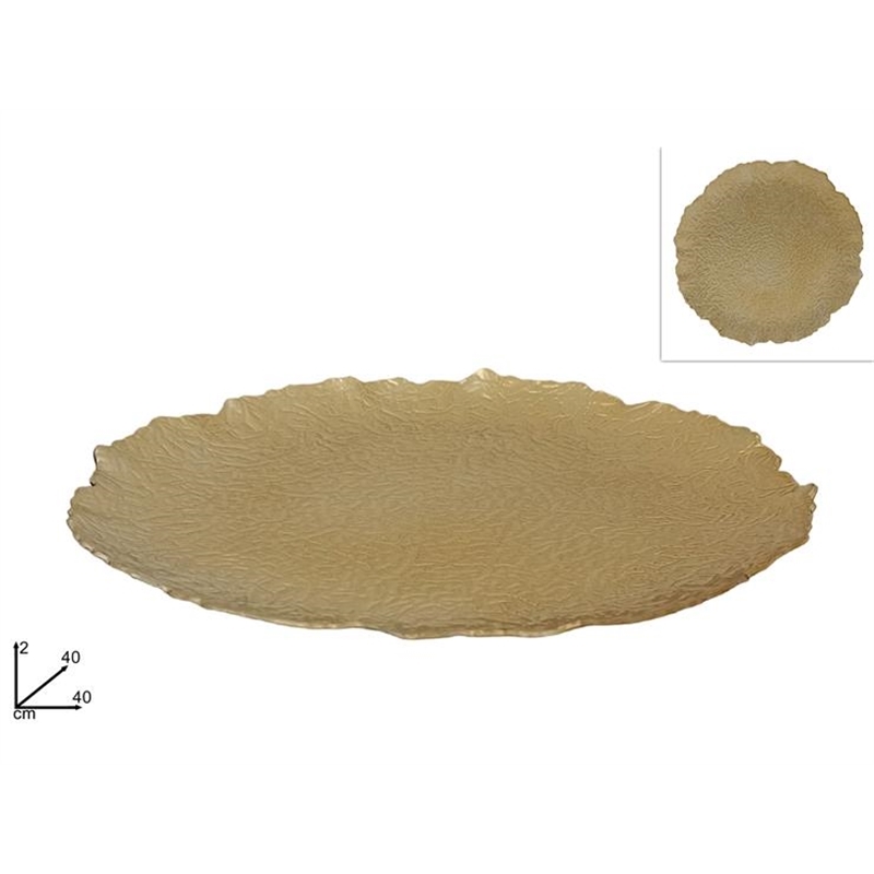 Sottopiatto Diamont Oro 40 Cm