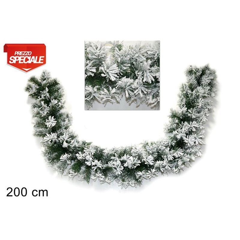 Ghirlanda 200 Cm 130 Punte Innevata