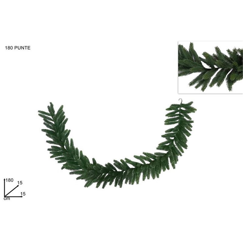 Ghirlanda 180 Cm In Pvc 180 Punte