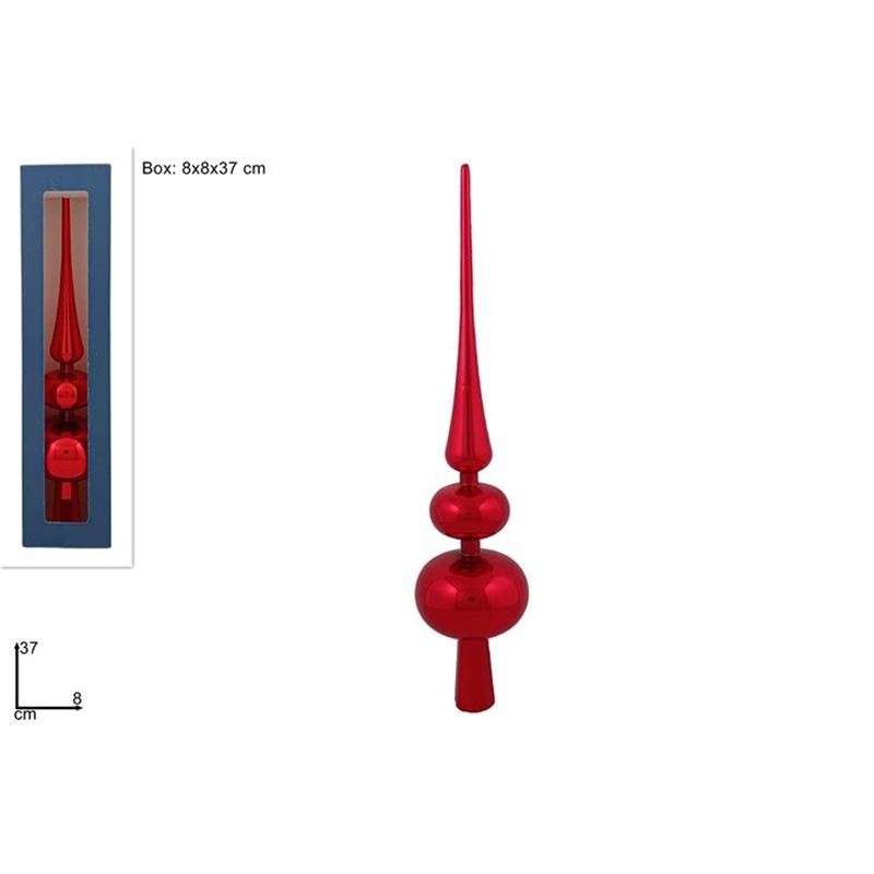 Puntale Classico 37 Cm Rosso