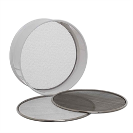 Setaccio Rotondo  Con Bordo In Plastica 3 Diverse Maglie In Acciaio Intercambiabili