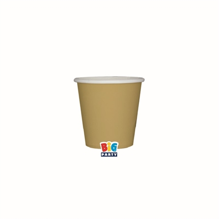 25 Bicchieri Ecolor 80 cc Oro Matt