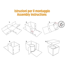 Scatole Per Torte 26,5 x 26,5 x h 25 CM