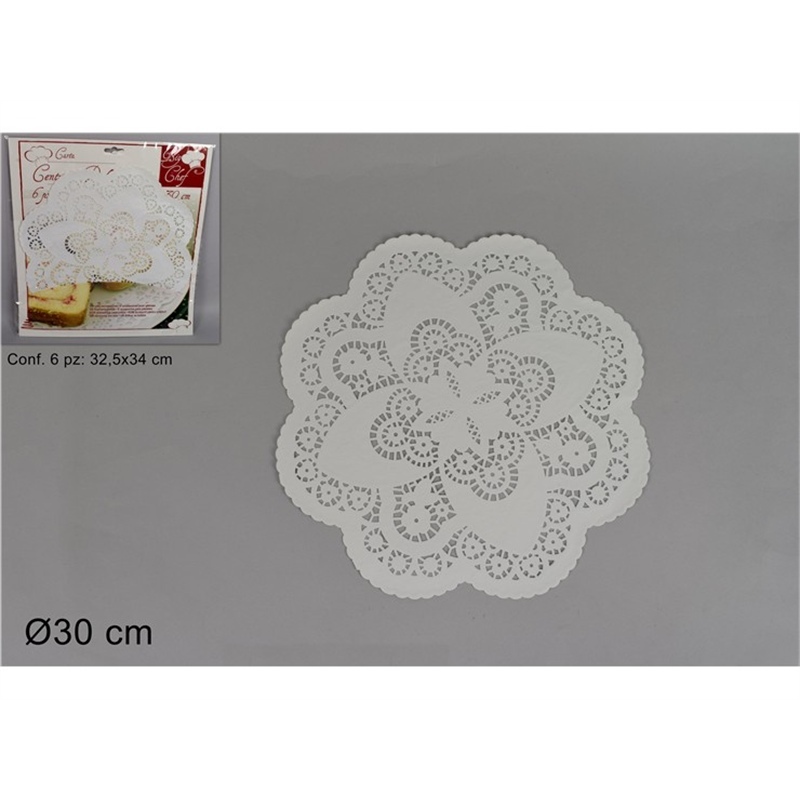 Centrini Carta Fiore 30 Cm 