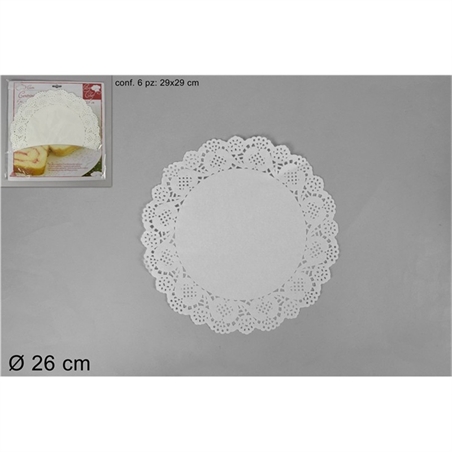 Centrini Carta Rotondi 26 Cm 