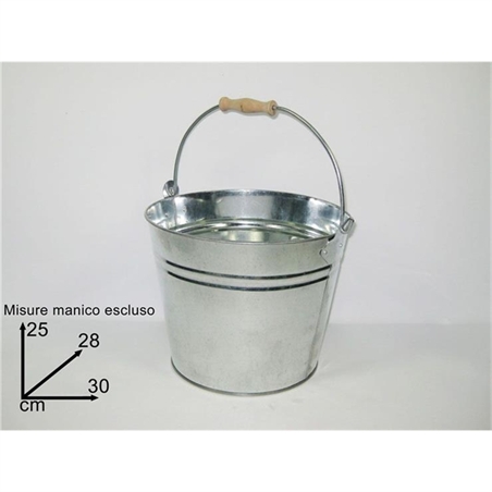 Secchio In Acciaio Medio