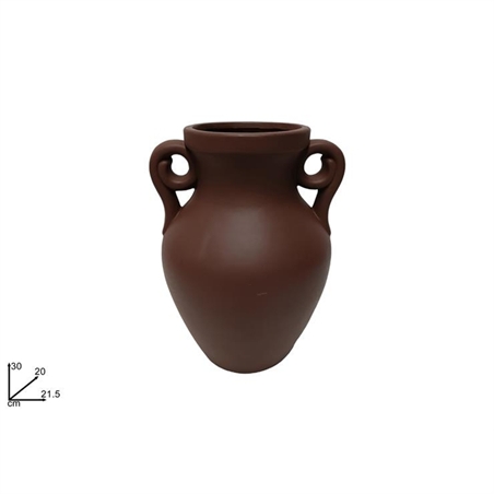 Vaso Anfora 30 Cm Marrone