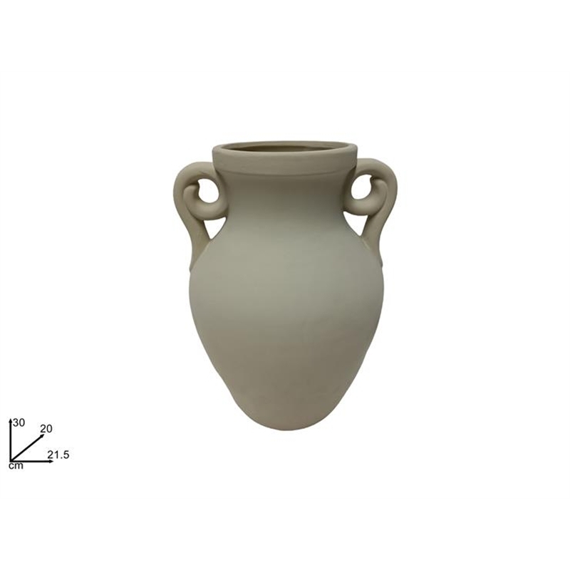 Vaso Anfora 30 Cm Bianco