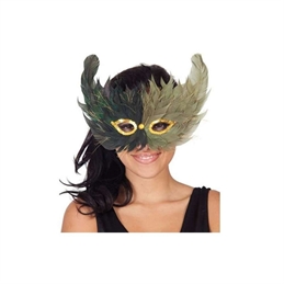 Maschera Donna con Piume
