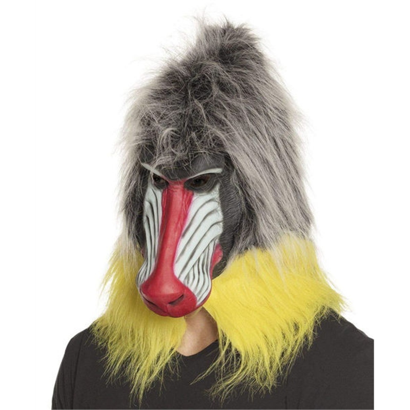 Maschera in lattice per adulto Babbuino Rafiki Re Leone