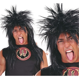Parrucca Punk Nera