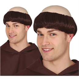 Pelata monaco con capelli