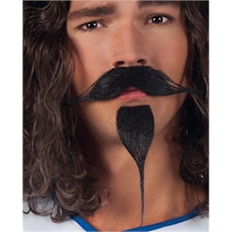 Baffi e Barba da Cavaliere Adulto - Moustache