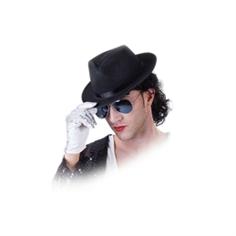 Set Re del Pop Cappello+ Guanti glitter+ Occhiali - Michael Jackson